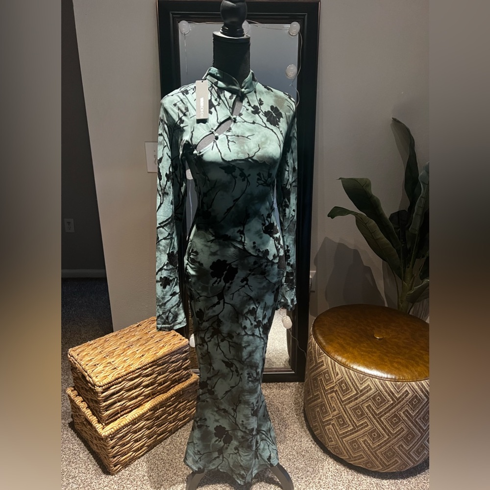 Mesh Maxi Dress